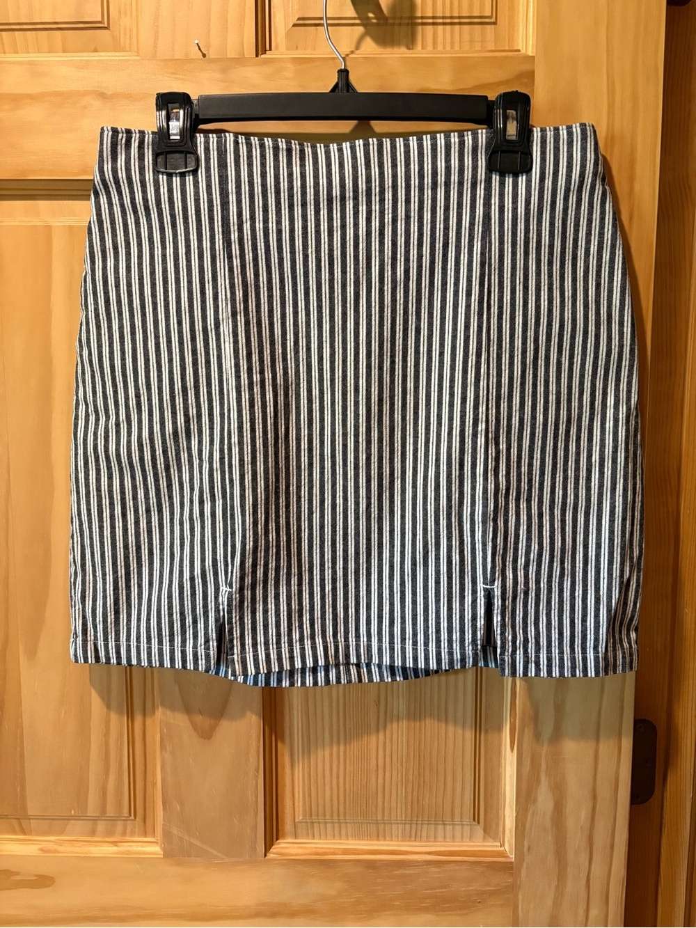 Hollister Ultra High Rise Striped Mini Skirt with Front Slits